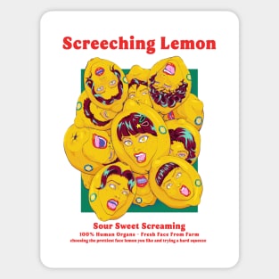 Screeching Lemon Sticker